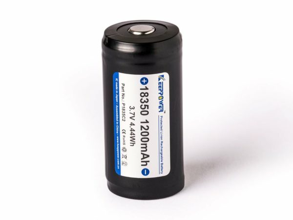 Modlite: KeepPower 18350 1200mAh Protected Cell